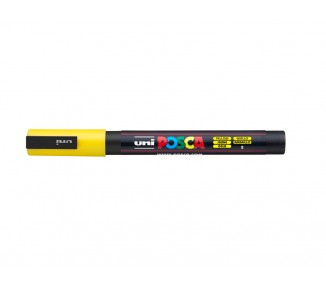 Rotulador uni posca pc-3m amarillo