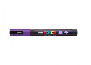 Rotulador uni posca pc-3m violeta