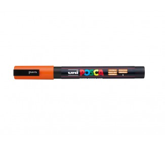 Rotulador uni posca pc-3m naranja