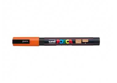 Rotulador uni posca pc-3m naranja