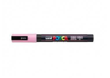 Rotulador uni posca pc-3m rosa claro