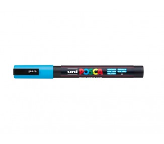 Rotulador uni posca pc-3m azul claro