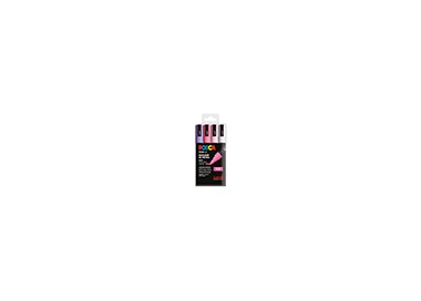 Rotulador uni posca pc-5m/4c estuche de 4 unidades colores dulces surtidos
