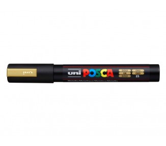 Rotulador uni posca 1,8 - 2,5 mm pc-5m oro