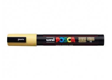 Rotulador uni posca 1,8 - 2,5 mm pc-5m amarillo pajizo