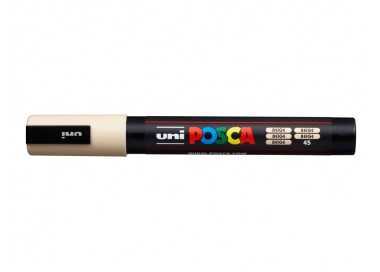 Rotulador uni posca 1,8 - 2,5 mm pc-5m beige