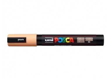 Rotulador uni posca 1,8 - 2,5 mm pc-5m naranja claro