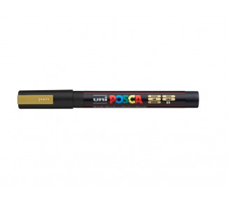 Rotulador uni posca 0,9 - 1,3 mm pc-3m oro