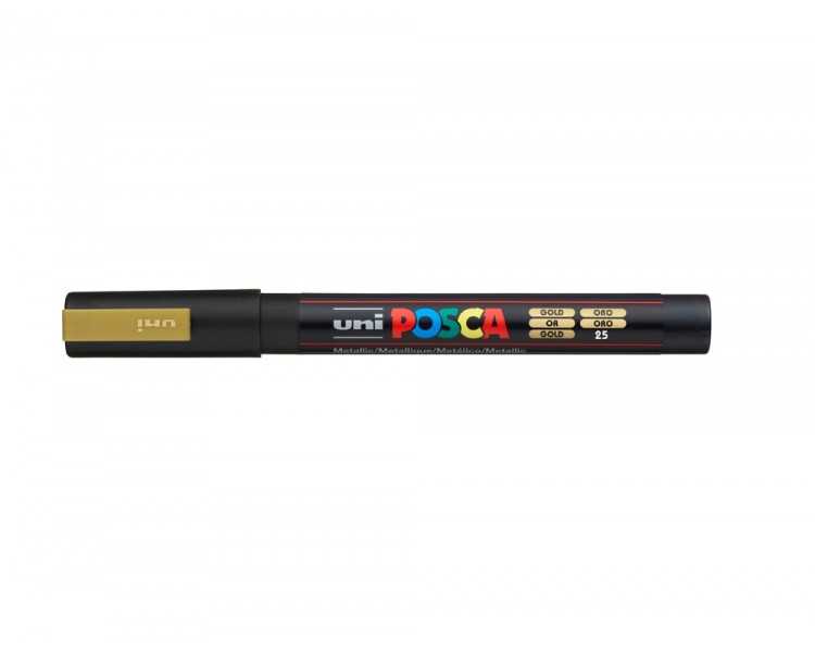 Rotulador uni posca 0,9 - 1,3 mm pc-3m oro