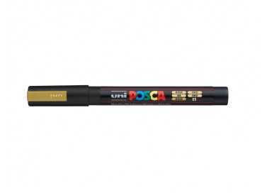 Rotulador uni posca 0,9 - 1,3 mm pc-3m oro