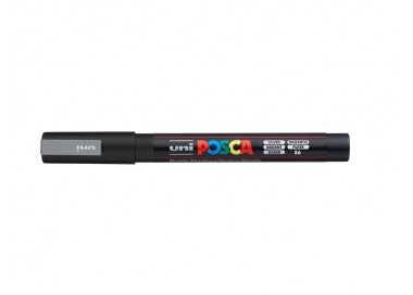 Rotulador uni posca 0,9 - 1,3 mm pc-3m plata