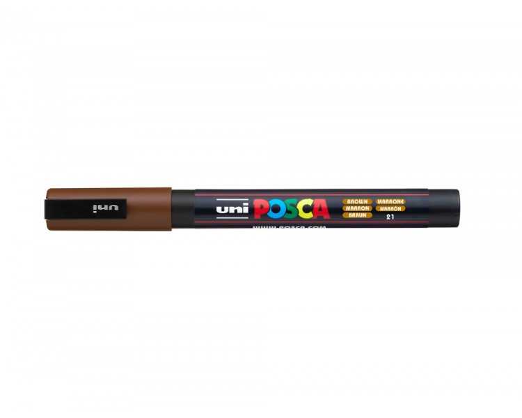 Rotulador uni posca 0,9 - 1,3 mm pc-3m marron