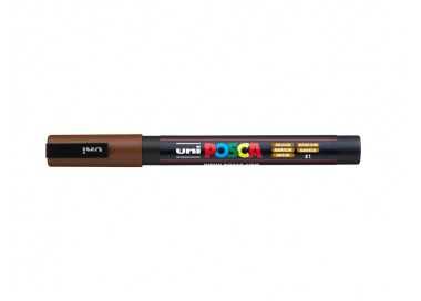 Rotulador uni posca 0,9 - 1,3 mm pc-3m marron