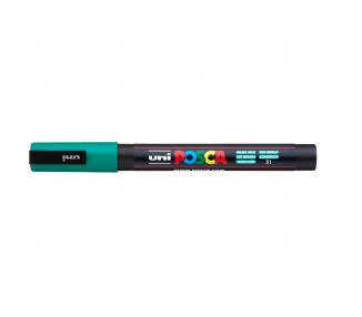 Rotulador uni posca 0,9 - 1,3 mm pc-3m esmeralda