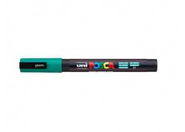 Rotulador uni posca 0,9 - 1,3 mm pc-3m esmeralda