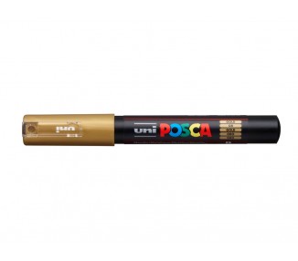 Rotulador uni posca 0,7 mm pc-1m oro