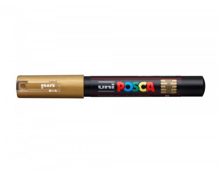 Rotulador uni posca 0,7 mm pc-1m oro