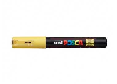 Rotulador uni posca 0,7 mm pc-1m amarillo