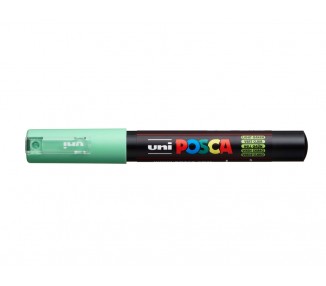 Rotulador uni posca 0,7 mm pc-1m verde claro