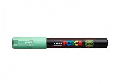 Rotulador uni posca 0,7 mm pc-1m verde claro