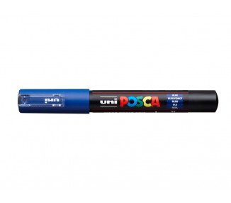 Rotulador uni posca 0,7 mm pc-1m azul