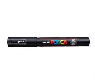 Rotulador uni posca 0,7 mm pc-1m negro