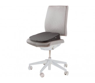 Cojin de asiento fellowes breyta en cuña color negro 90x430x430 mm