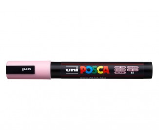 Rotulador uni posca pc-5m marcador de pintura punta conica 1,8-2,5 mm rosa claro