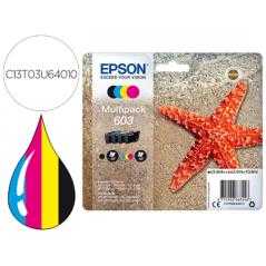 Ink-jet epson 603 xp-2100 / 2105 / 3100 / 4100 / wf-2810 / 2830 / 2835 / 2850 multipack 4 colores negro