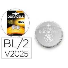 Pila duracell alcalina boton cr2025 blister 2 unidades - Imagen 1