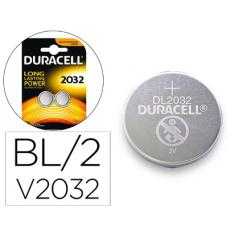 Pila duracell alcalina boton cr2032 blister 2 unidades - Imagen 1