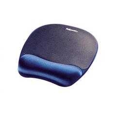Alfombrilla para raton fellowes con reposamuñecas de espuma memory foam azul 230x196x20 mm