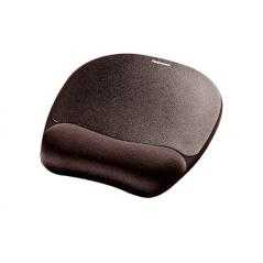 Alfombrilla para raton fellowes con reposamuñecas de espuma memory foam negro 230x196x20 mm