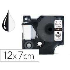 Cinta q-connect negro-transparente 12mm x 7mt dymo - Imagen 1
