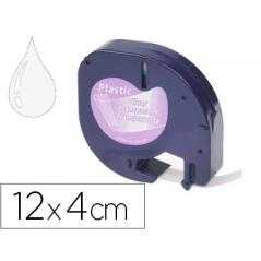 Cinta q-connect 12mm x 4mt transparente para maquina letratag - Imagen 1