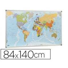 Papelera metalica sie para reciclaje tapa extraible 34 litros 725x225x225 mm