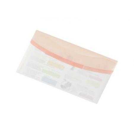 Carpeta tarifold portadocumentos color dream polipropileno 250x135 mm cierre velcro pack 6 unidades