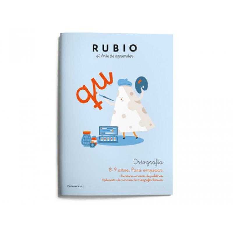 Cuaderno rubio ortografia 8-9 años para empezar