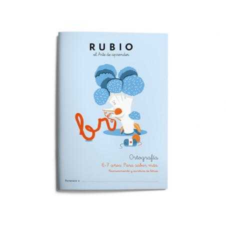Cuaderno rubio ortografia 6-7 años para saber mas
