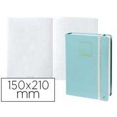 Libreta quo vadis life journal infinite dots puntos 15x21 cm 224 hojas tapa similpiel verde