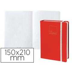 Libreta quo vadis life journal infinite dots puntos 15x21 cm 224 hojas tapa similpiel rojo