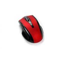 Raton q-connect optico inalambrico 1000 dpi receptor usb 2,4 ghz rojo - Imagen 1