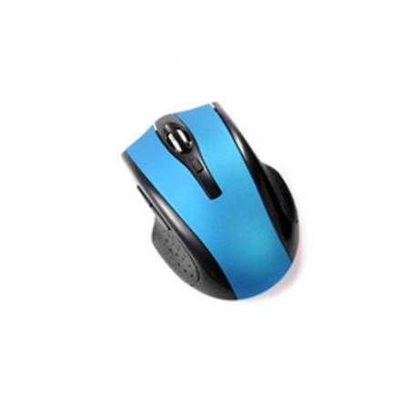 Raton q-connect optico inalambrico 1000 dpi receptor usb 2,4 ghz azul - Imagen 1