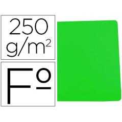 Subcarpeta cartulina gio simple intenso folio verde 250g/m2