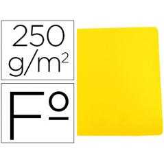 Subcarpeta cartulina gio simple intenso folio amarillo 250g/m2