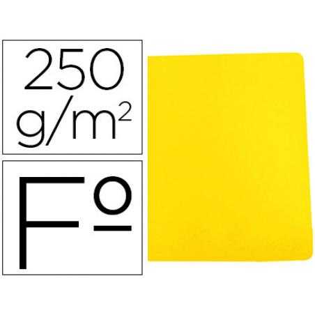 Subcarpeta cartulina gio simple intenso folio amarillo 250g/m2