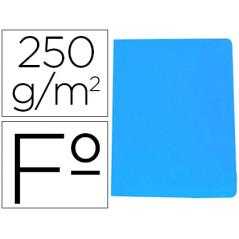 Subcarpeta cartulina gio simple intenso folio azul 250g/m2