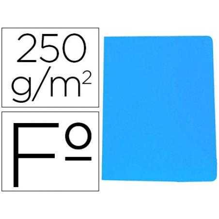 Subcarpeta cartulina gio simple intenso folio azul 250g/m2