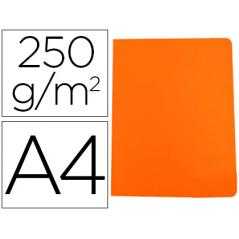 Subcarpeta cartulina gio simple intenso din a4 naranja 250g/m2