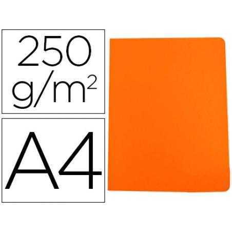 Subcarpeta cartulina gio simple intenso din a4 naranja 250g/m2